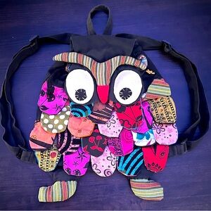 Multicolored OWL backpack